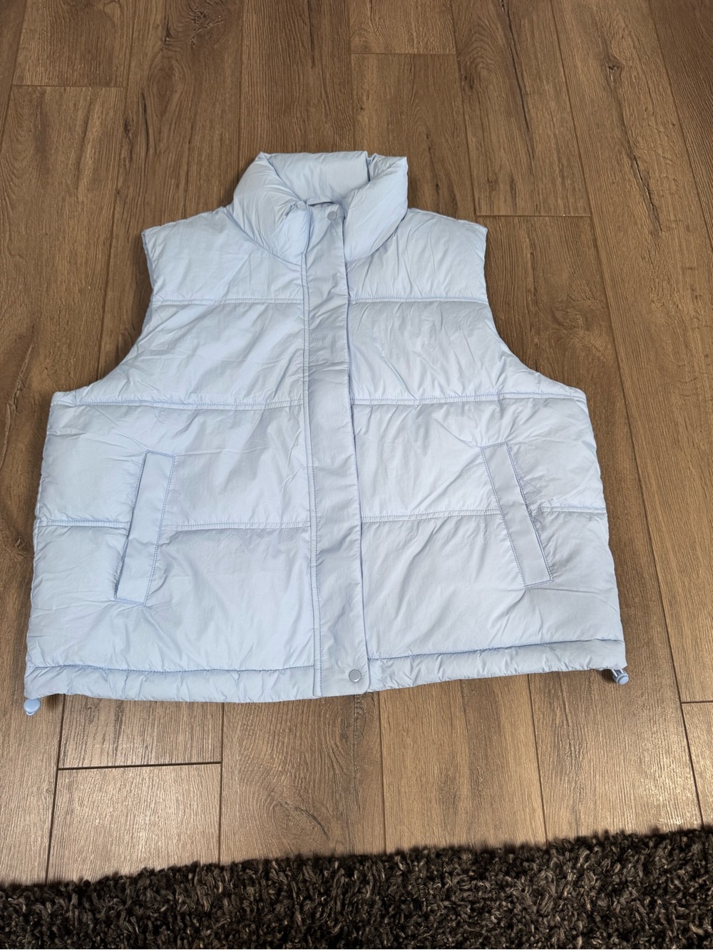 Old Navy Pale Blue Puffer Jacket